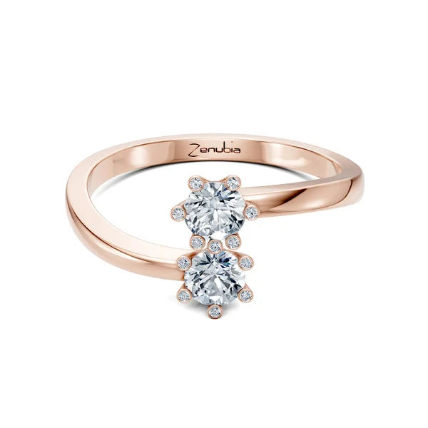 Zenubia_Schmuck_Winterthur_Verlobungsring_LAILA_front_Rosegold