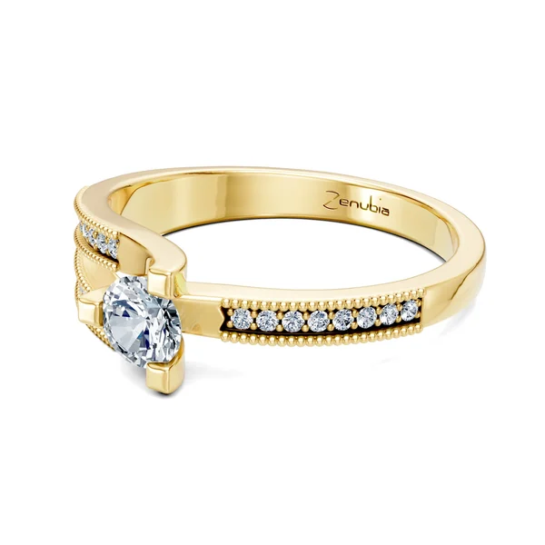 Zenubia_Schmuck_Winterthur_Verlobungsring_LALITA_side_Gelbgold