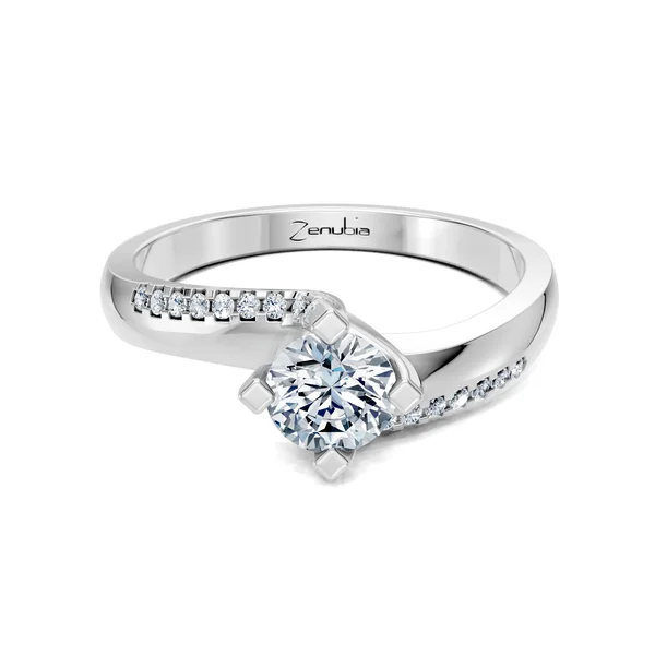 Zenubia_Schmuck_Winterthur_Verlobungsring_LANA_front_Weissgold