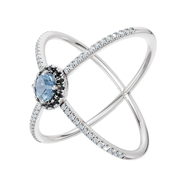 Zenubia_Schmuck_Winterthur_Verlobungsring_LAVEA_side_Weissgold