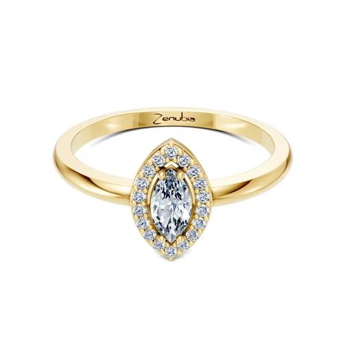 Zenubia_Schmuck_Winterthur_Verlobungsring_LEANA_front_Gelbgold