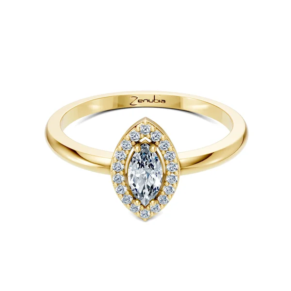 Zenubia_Schmuck_Winterthur_Verlobungsring_LEANA_front_Gelbgold