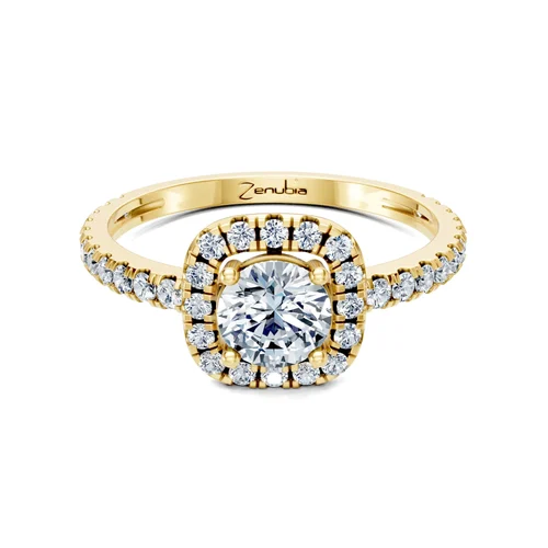 Zenubia_Schmuck_Winterthur_Verlobungsring_LEONORA_front_Gelbgold