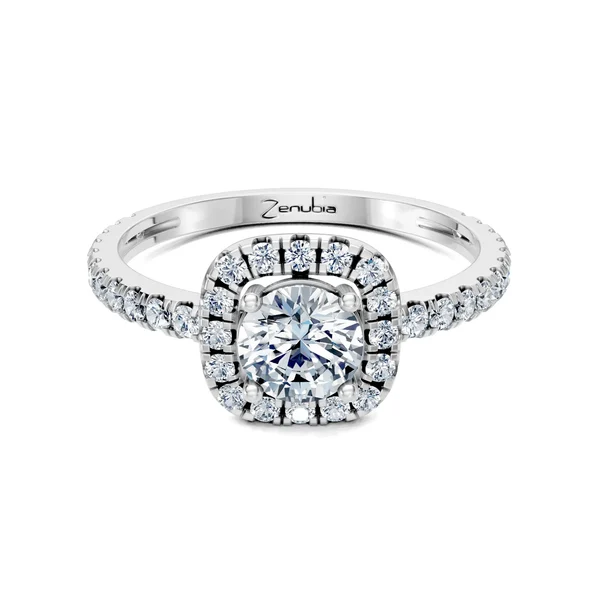 Zenubia_Schmuck_Winterthur_Verlobungsring_LEONORA_front_Weissgold