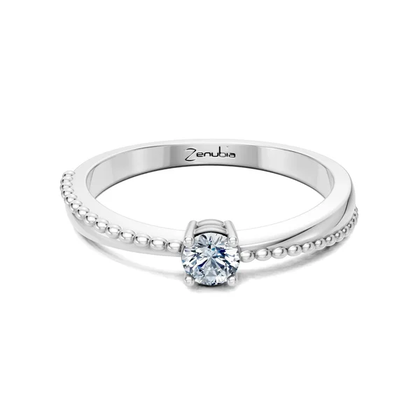 Zenubia_Schmuck_Winterthur_Verlobungsring_LILI_front_Weissgold