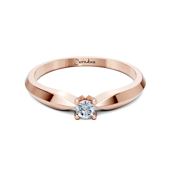 Zenubia_Schmuck_Winterthur_Verlobungsring_LINA_front_Rosegold