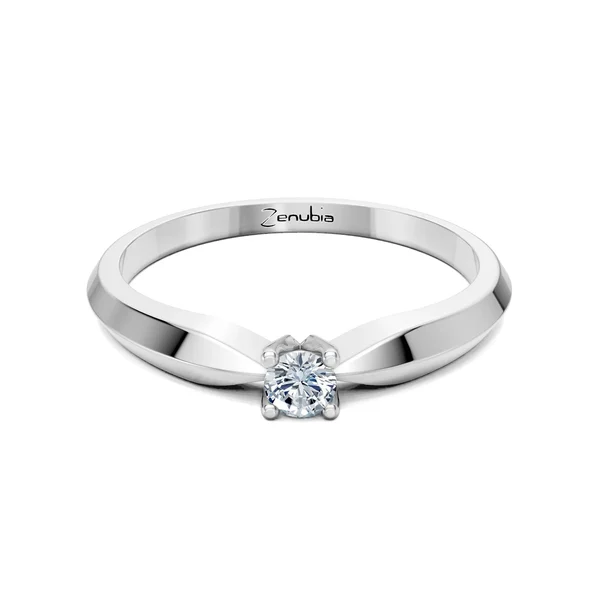 Zenubia_Schmuck_Winterthur_Verlobungsring_LINA_front_Weissgold