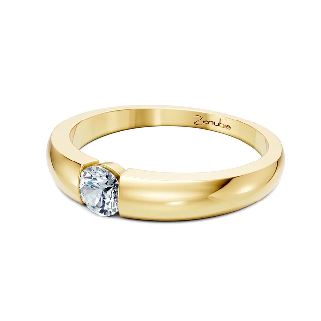 Zenubia_Schmuck_Winterthur_Verlobungsring_ZARA_side_Gelbgold