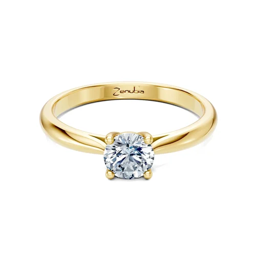 Zenubia_Schmuck_Winterthur_Verlobungsring_LAELIA_front_Gelbgold