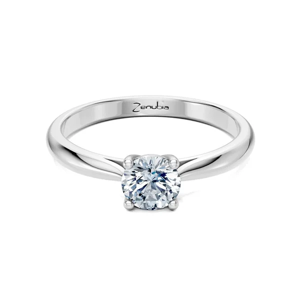 Zenubia_Schmuck_Winterthur_Verlobungsring_LAELIA_front_Weissgold