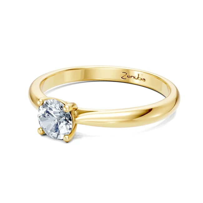 Zenubia_Schmuck_Winterthur_Verlobungsring_LAELIA_side_Gelbgold