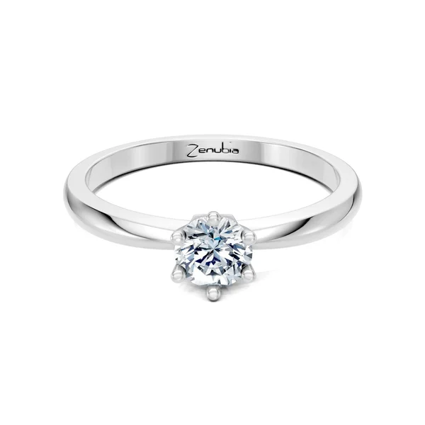 Zenubia_Schmuck_Winterthur_Verlobungsring_LAIKA_front_Weissgold