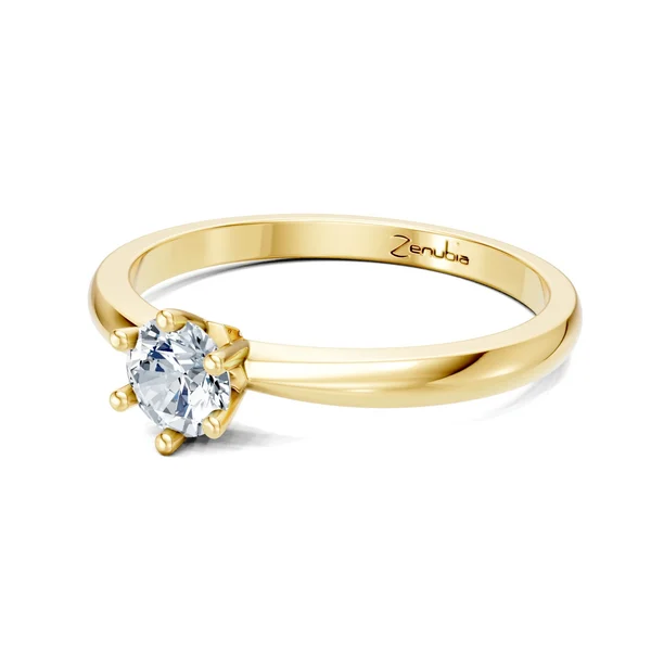 Zenubia_Schmuck_Winterthur_Verlobungsring_LAIKA_side_Gelbgold