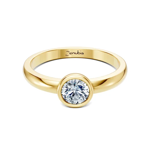 Zenubia_Schmuck_Winterthur_Verlobungsring_LEA_front_Gelbgold