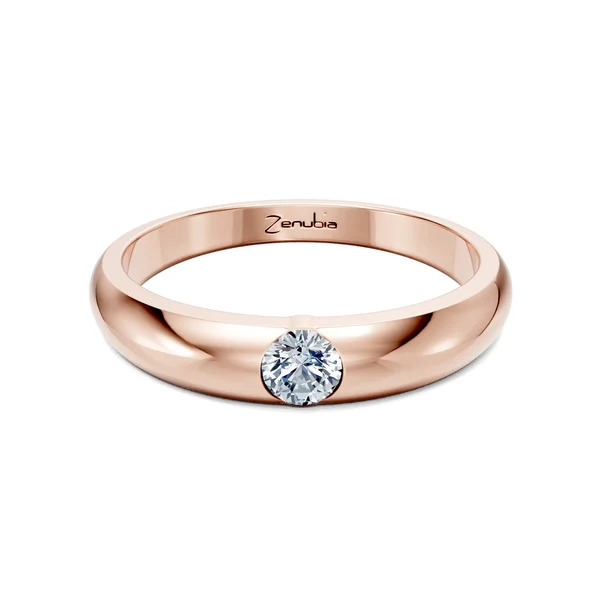 Zenubia_Schmuck_Winterthur_Verlobungsring_LESLEY_front_Rosegold