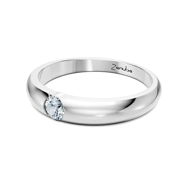 Zenubia_Schmuck_Winterthur_Verlobungsring_LESLEY_side_Weissgold