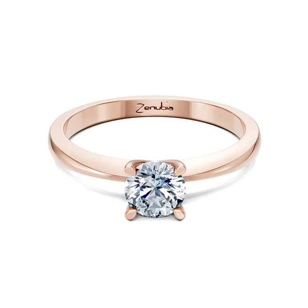 Zenubia_Schmuck_Winterthur_Verlobungsring_LIA_front_Rosegold