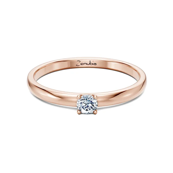 Zenubia_Schmuck_Winterthur_Verlobungsring_LISA_front_Rosegold
