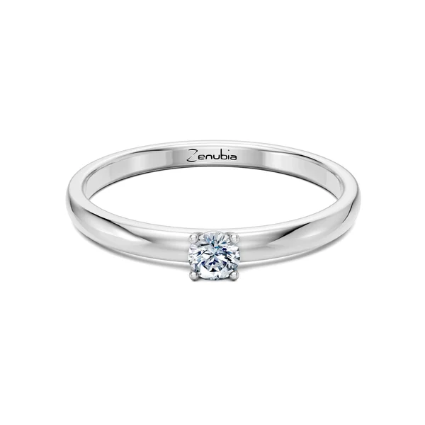 Zenubia_Schmuck_Winterthur_Verlobungsring_LISA_front_Weissgold