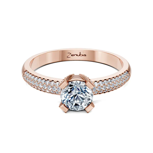 Zenubia_Schmuck_Winterthur_Verlobungsring_LORA_front_Rosegold