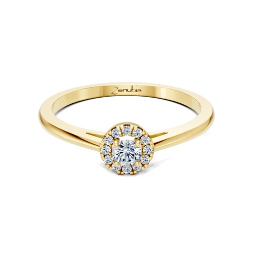 Zenubia_Schmuck_Winterthur_Verlobungsring_SELINA_front_Gelbgold