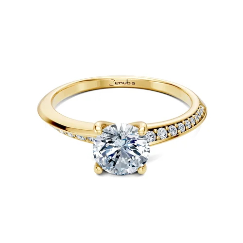 Zenubia_Schmuck_Winterthur_Verlobungsring_SABINA_front_Gelbgold