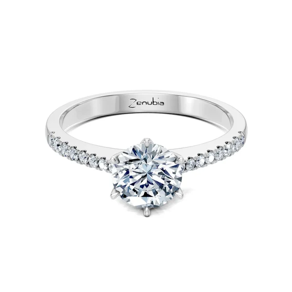 Zenubia_Schmuck_Winterthur_Verlobungsring_SANDRA_front_Weissgold