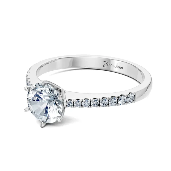 Zenubia_Schmuck_Winterthur_Verlobungsring_SANDRA_side_Weissgold