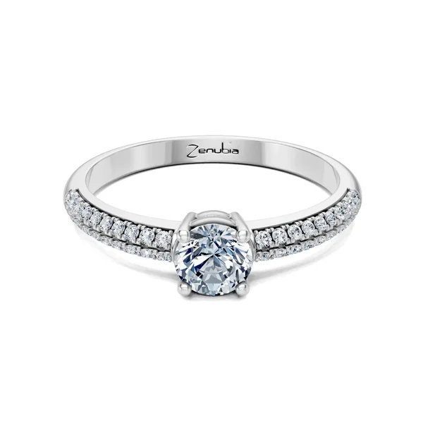 Zenubia_Schmuck_Winterthur_Verlobungsring_STEFANIA_front_Weissgold