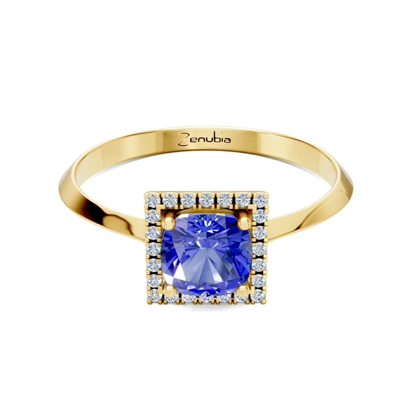 Zenubia_Schmuck_Winterthur_Verlobungsring_MARISSA_front_Gelbgold