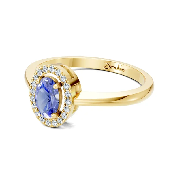 Zenubia_Schmuck_Winterthur_Verlobungsring_REBECCA_side_Gelbgold