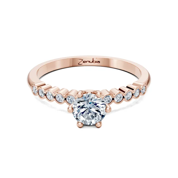 Zenubia_Schmuck_Winterthur_Verlobungsring_FABIA_front_Rosegold