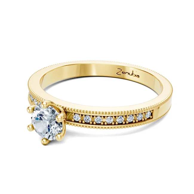 Zenubia_Schmuck_Winterthur_Verlobungsring_FABIENNE_side_Gelbgold