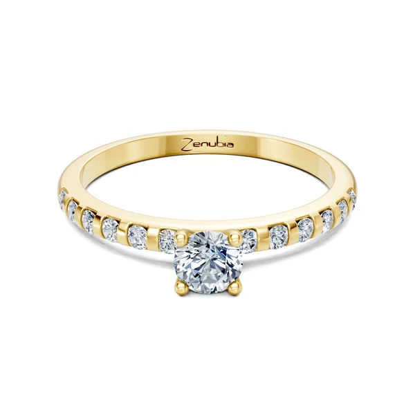 Zenubia_Schmuck_Winterthur_Verlobungsring_FANNY_front_Gelbgold