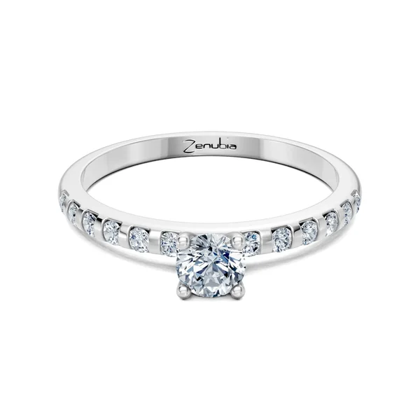 Zenubia_Schmuck_Winterthur_Verlobungsring_FANNY_front_Weissgold