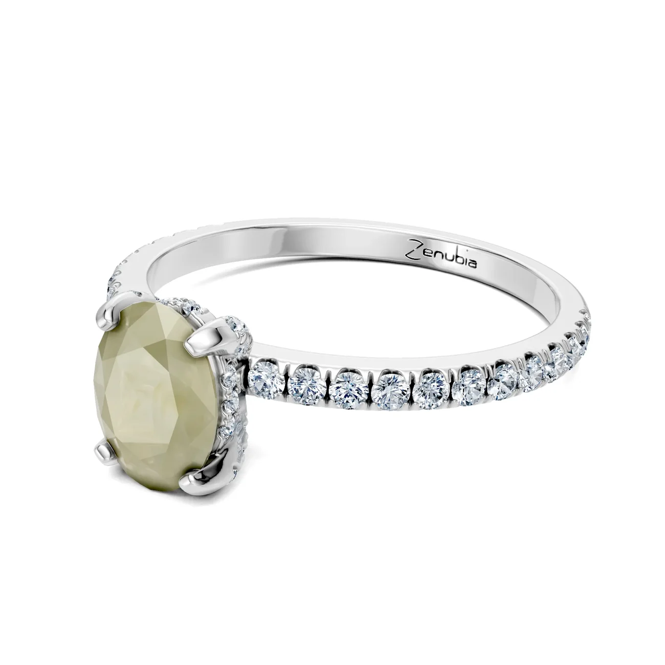 Zenubia_Schmuck_Winterthur_Verlobungsring_FELIPA_side_Weissgold