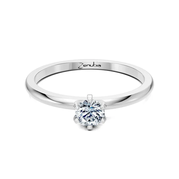 Zenubia_Schmuck_Winterthur_Verlobungsring_FIORELLA_front_Weissgold