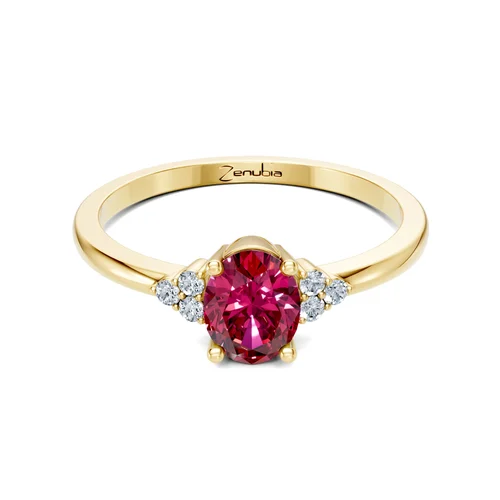 Zenubia_Schmuck_Winterthur_Verlobungsring_FLORINA_front_Gelbgold