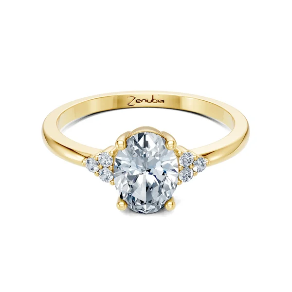 Zenubia_Schmuck_Winterthur_Verlobungsring_PRISCILLA_front_Gelbgold