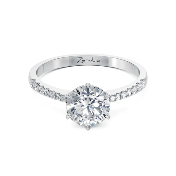 Zenubia_Schmuck_Winterthur_Verlobungsring_SANDRA_front_Weissgold