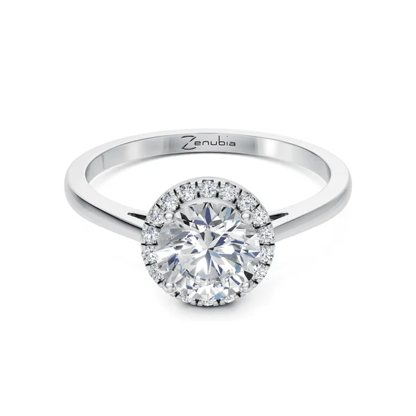 Zenubia_Schmuck_Winterthur_Verlobungsring_SELINA_front_Weissgold