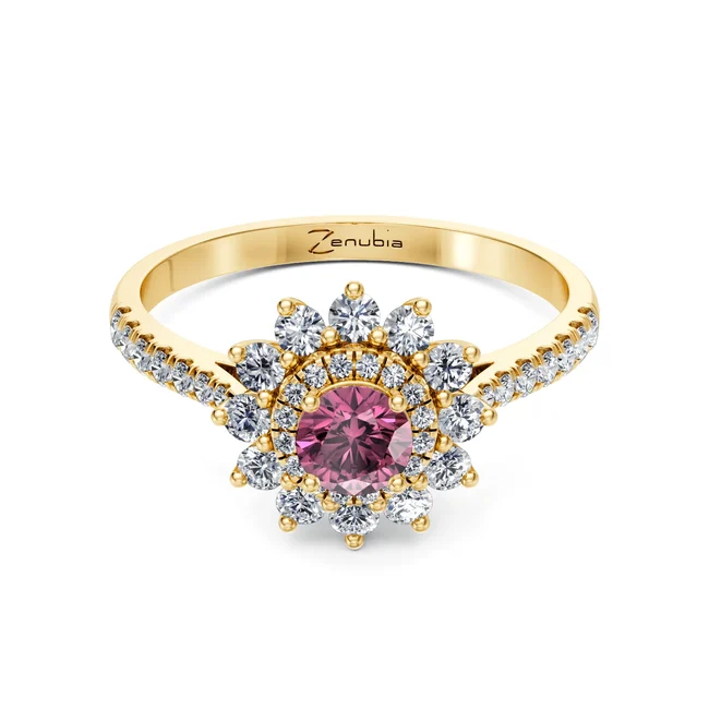 Zenubia_Schmuck_Winterthur_Verlobungsring_Dooris_front_Gelbgold