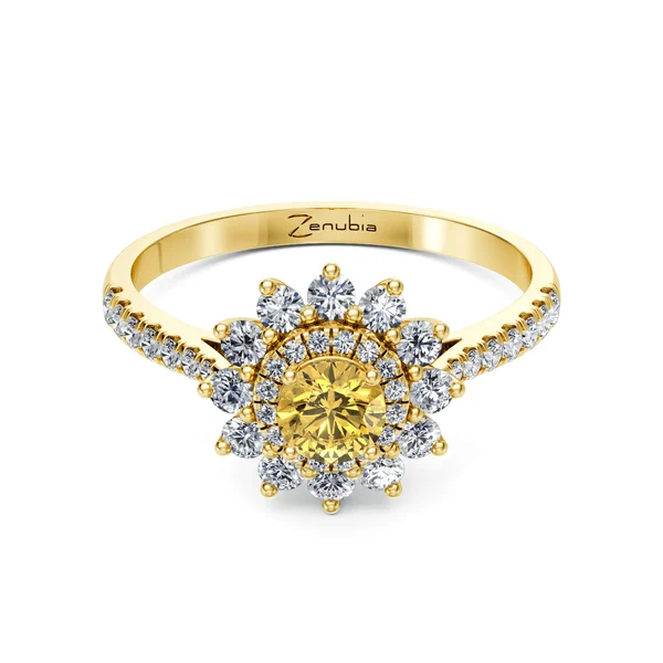 Zenubia_Schmuck_Winterthur_Verlobungsring_Dooris_front_Gelbgold