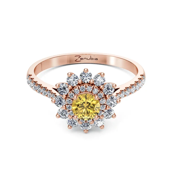 Zenubia_Schmuck_Winterthur_Verlobungsring_Dooris_front_Rosegold