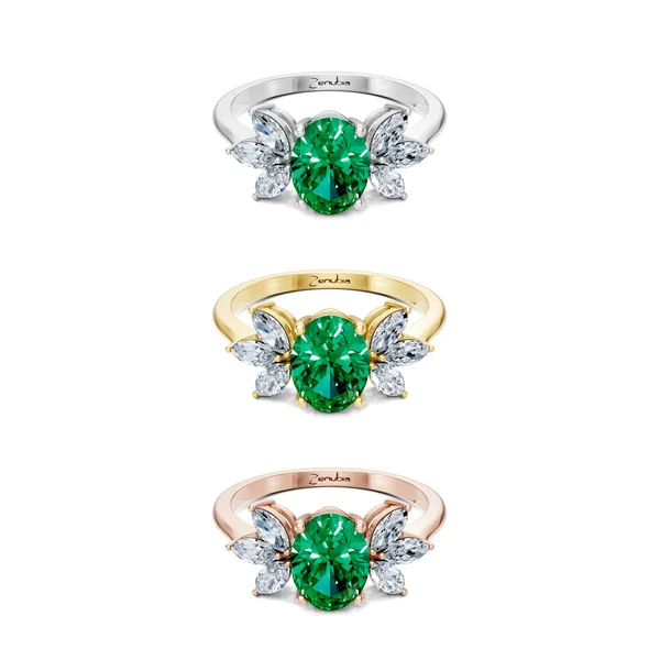Elena_3erKombi_Elena-Verlobungsring_Zenubia_Weissgold_Gelbgold_Rosegold_Platin