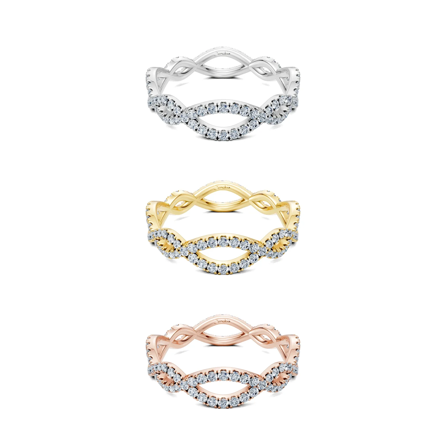 Ella_3erKombi_Ella-Verlobungsring_Zenubia_Weissgold_Gelbgold_Rosegold_Platin