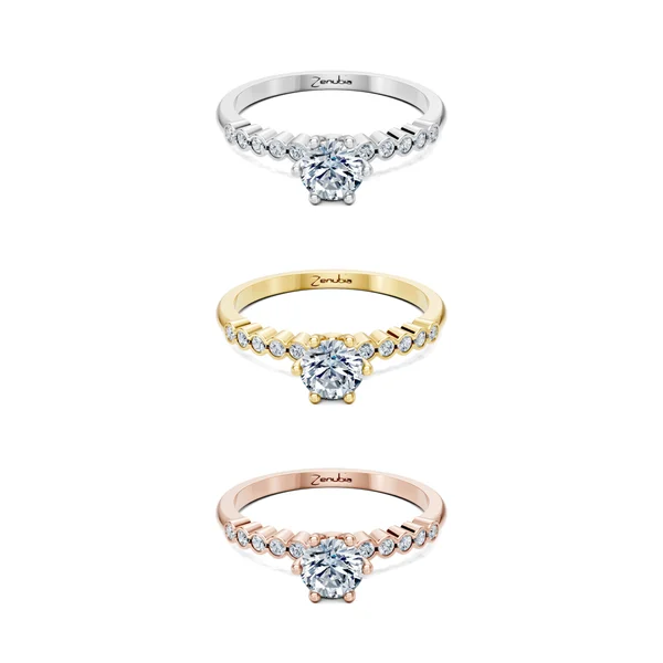 Fabia_3erKombi_Fabia-Verlobungsring_Zenubia_Weissgold_Gelbgold_Rosegold_Platin