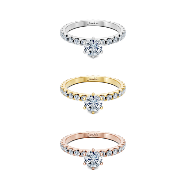 Felina_3erKombi_Felina-Verlobungsring_Zenubia_Weissgold_Gelbgold_Rosegold_Platin