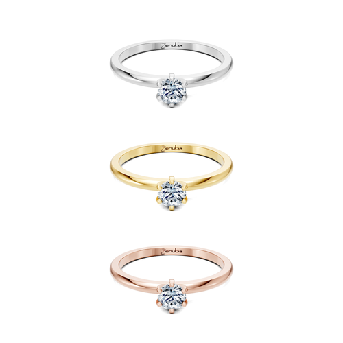 Fiorella_3erKombi_Fiorella-Verlobungsring_Zenubia_Weissgold_Gelbgold_Rosegold_Platin