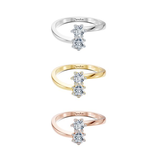 Laila_3erKombi_Laila-Verlobungsring_Zenubia_Weissgold_Gelbgold_Rosegold_Platin